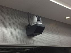 教室に設置されたカメラ