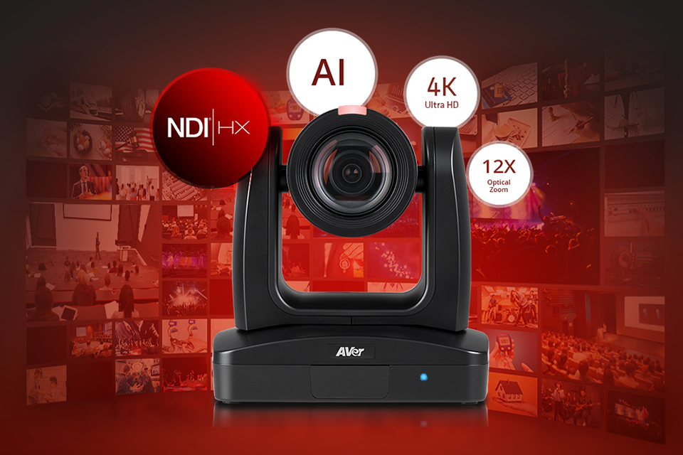 ハイフレックス授業に最適なNDI対応の4K自動追尾リモートカメラ「PTC310UN」発売～アバー・インフォメーション